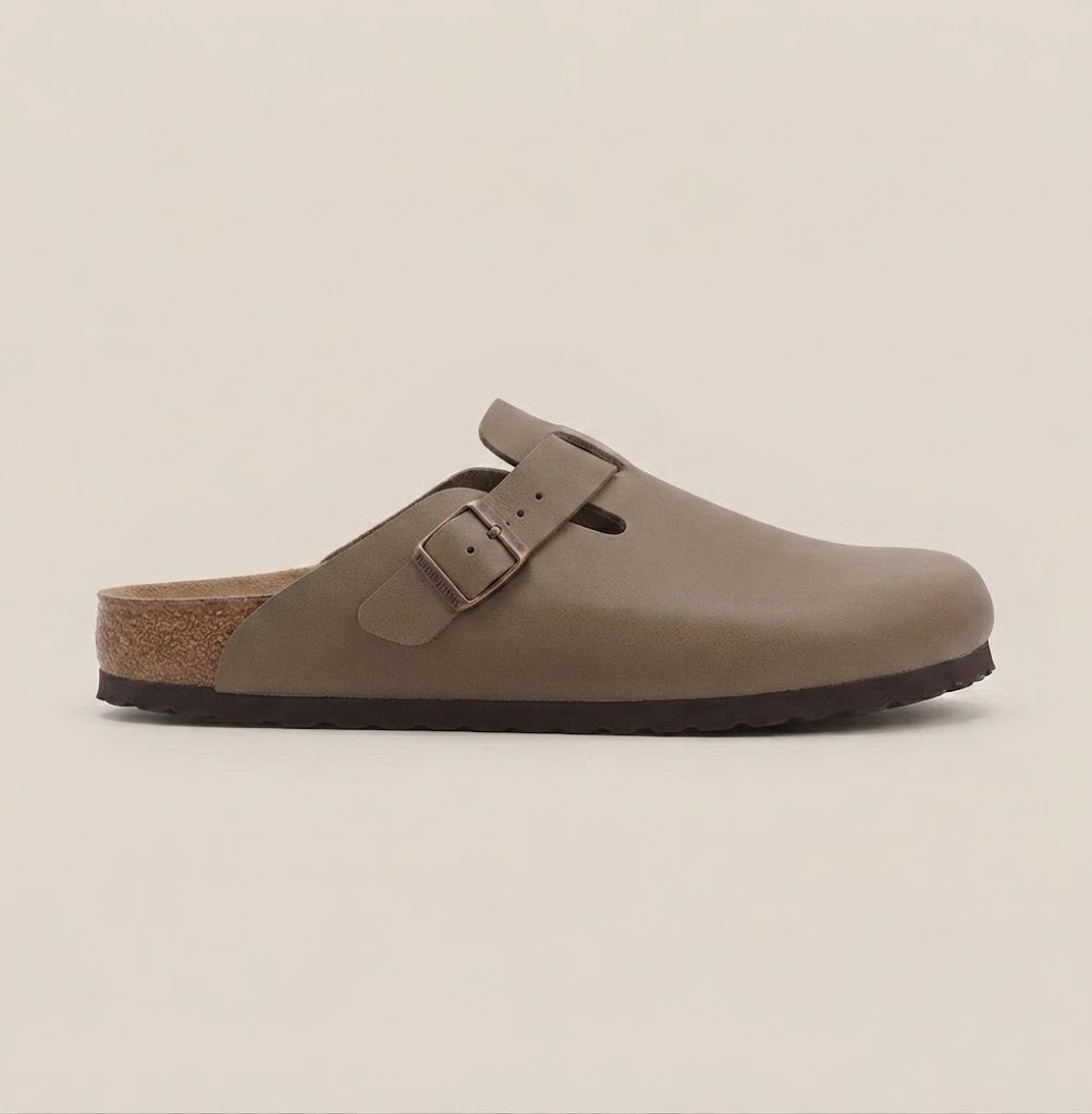 Smooth Vegan Leather Clogs by Eleganz