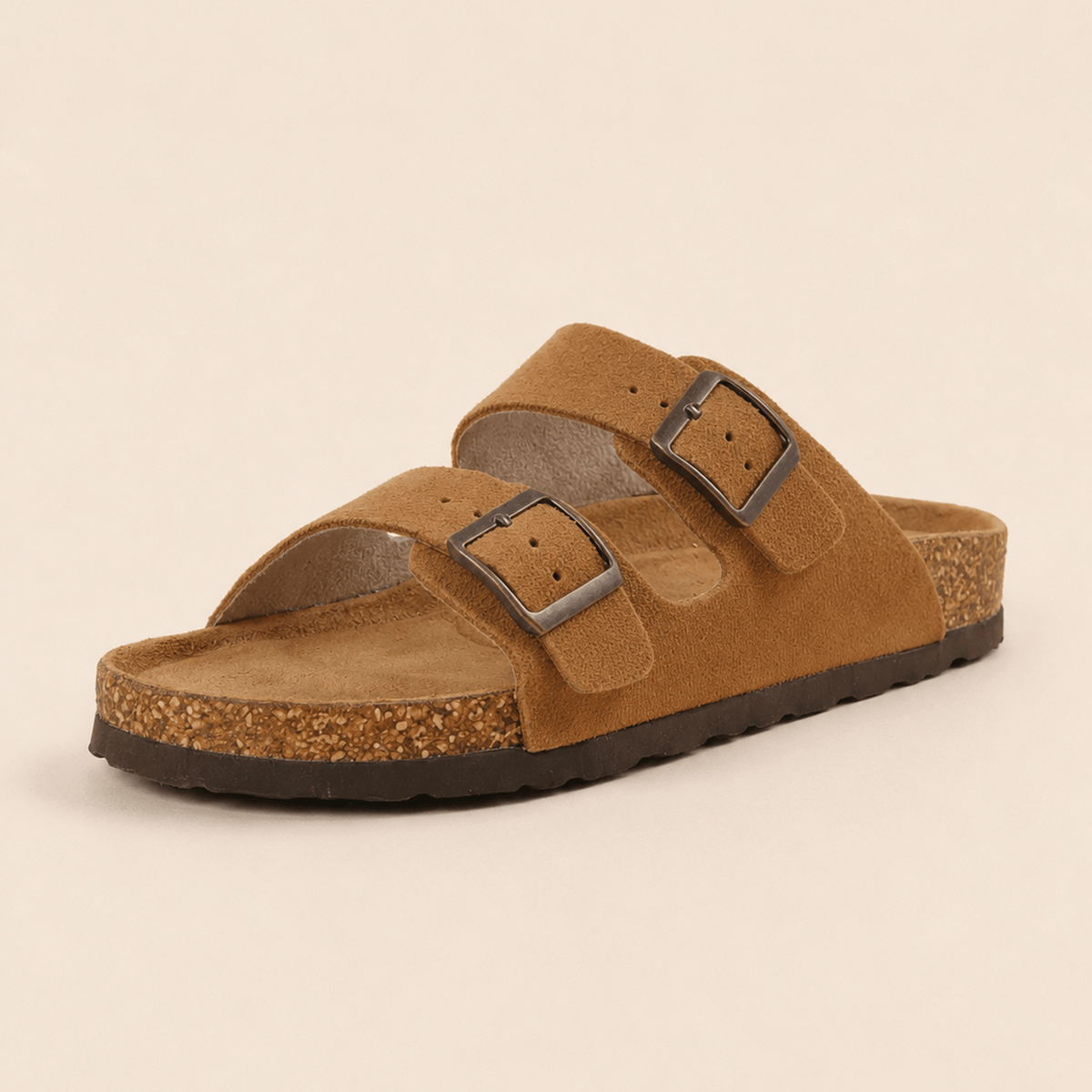 Premium Genuine Suede Sandals by Eleganz