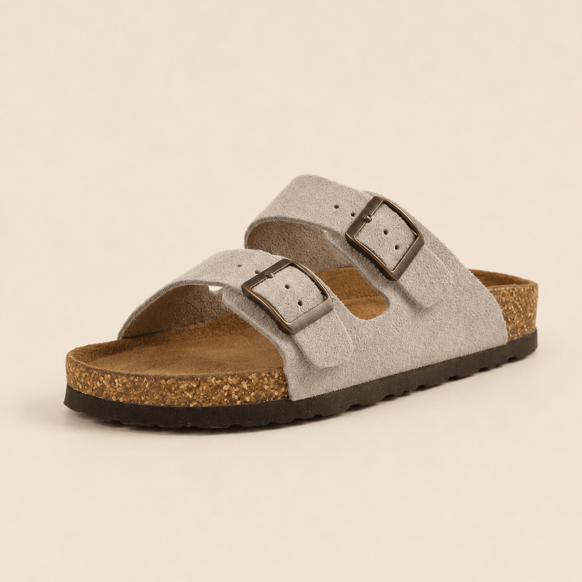 Premium Genuine Suede Sandals by Eleganz